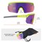 Ergodyne AEGR-AFASM, Safety Glasses, Anti-Scratch & Fog-Off+, Purple Mirror Lens, Lime Frame, Half-Frame AEGR-AFASM - alternate 2